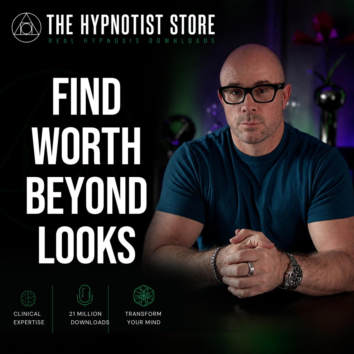 Dysmorphia Hypnosis to be Less Dependent on Beauty as a Source of Self Esteem and Self Worth