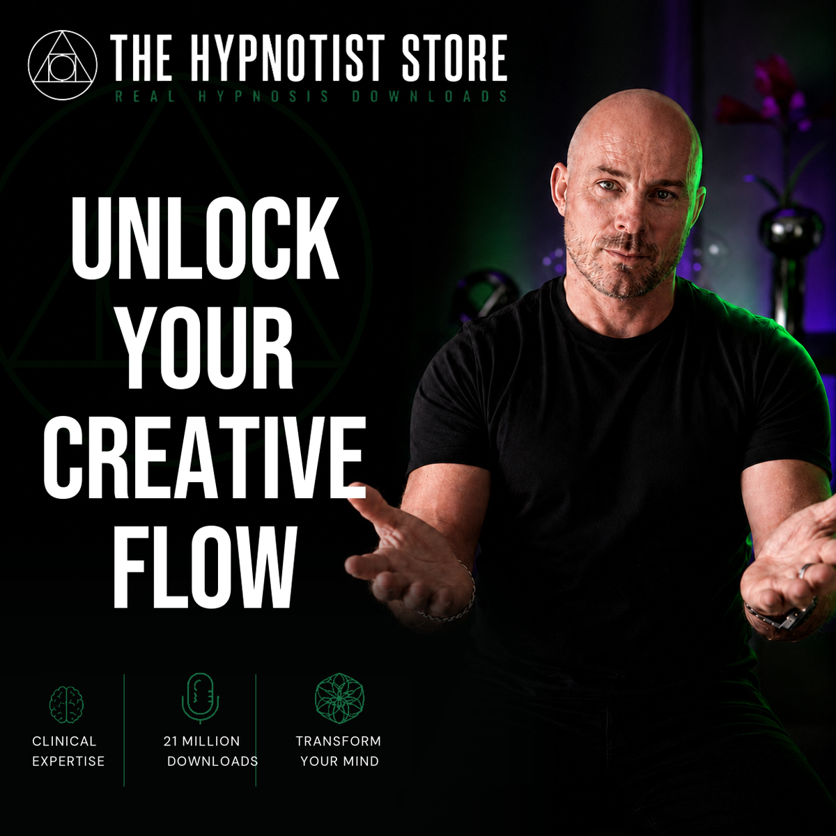 Hypnosis for Accessing a State of Creative Flow and Activate a Stream of Consciousness