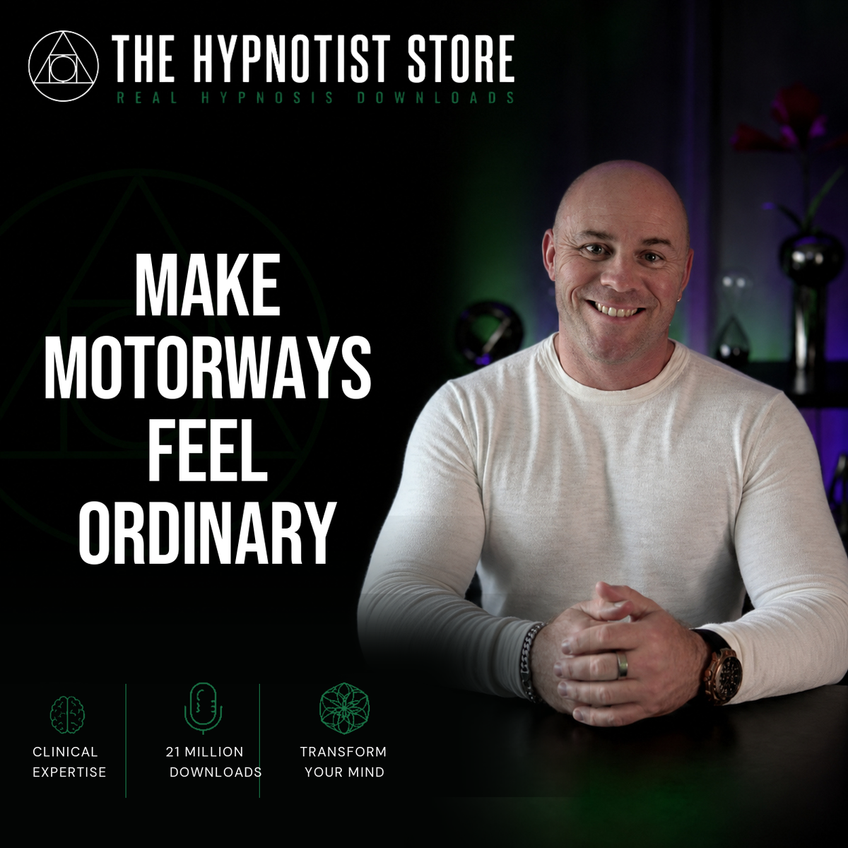 Hypnosis to Make Anxious Motorway Driving Boring and Automatic