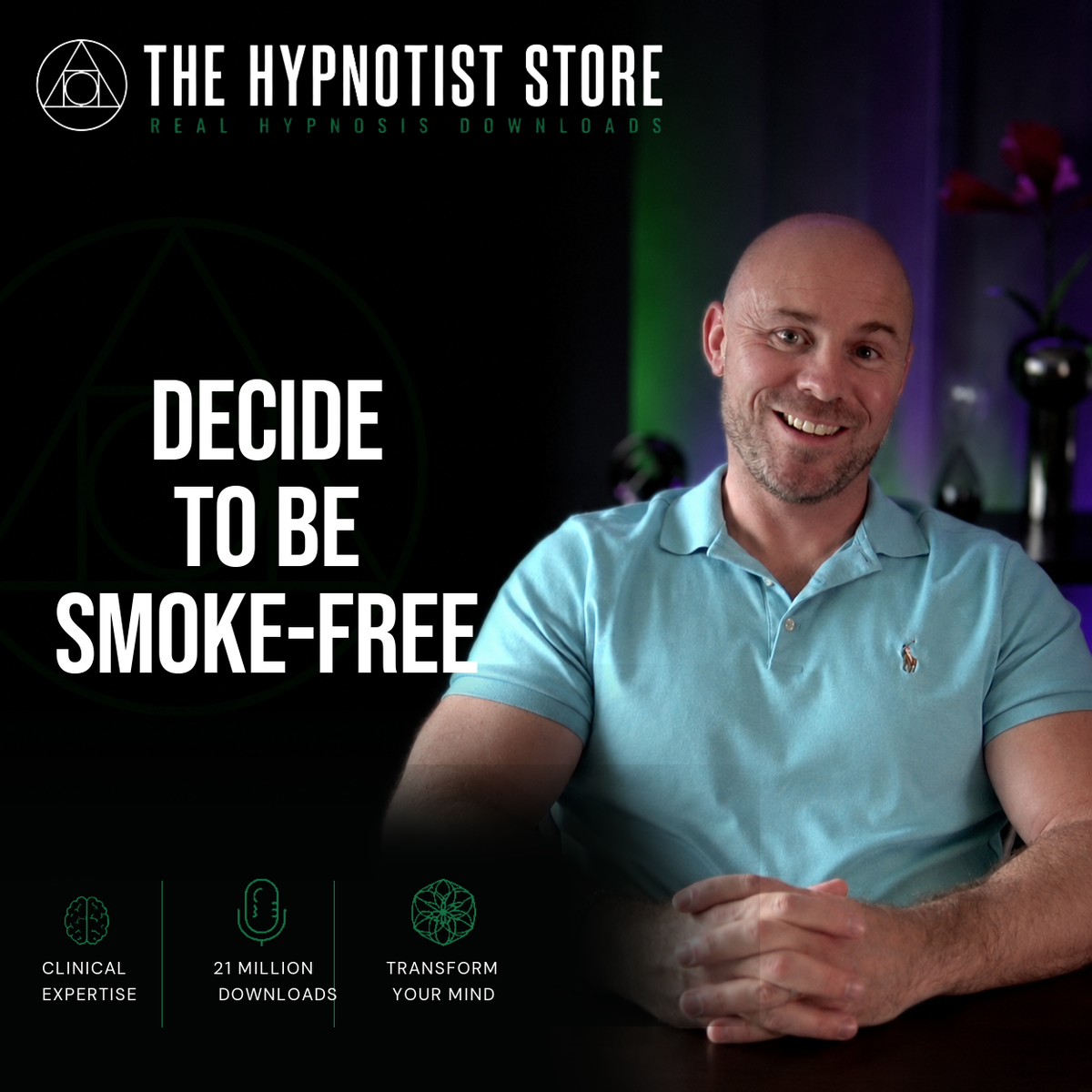 Hypnosis to Be Fully Committed to Being a Non-Smoker